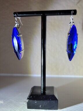 Paris Blue Navette Earrings  Oooh la la ✨